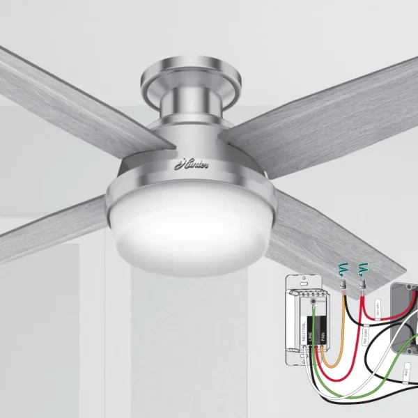 Ceiling Fan Smart Wall Switch With Fan Speed and Dimming Control