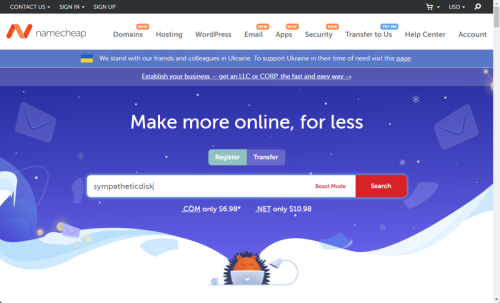 namecheap buy domain home