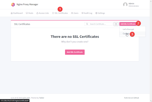 npm add custom SSL certificate