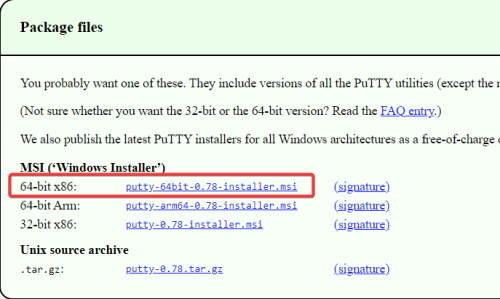 puttygen download msi from site